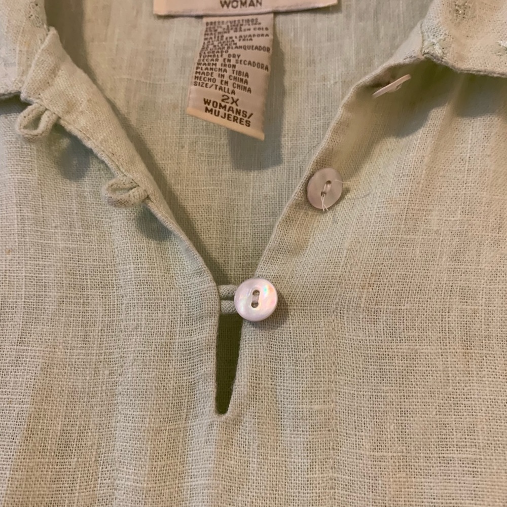 COPY - Summer dress, linen, 2x, machine washable